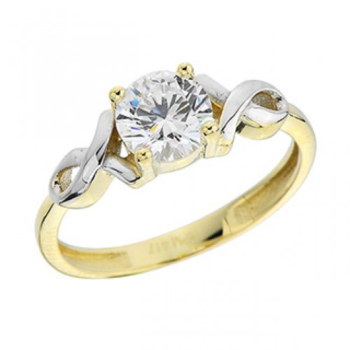 Gold Ring 10kt, VI70-75